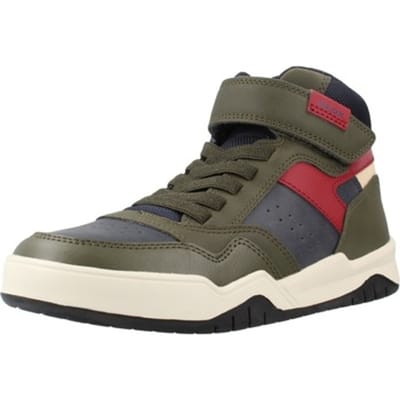 GEOX PERTH JONGENS Sneakers - MILITAIR GROEN/MARINEBLAUW - Maat 36