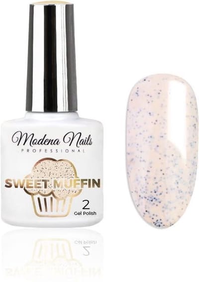 Modena Nails UV/LED Gellak - Sweet Muffin #02 - Nude, Pastel - Glanzend - Gel nagellak - Gel nagellak
