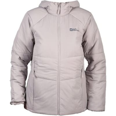 Jack Wolfskin Bergland INS Hoody W, Vrouwen, Grijs, Jasje, maat: XXL