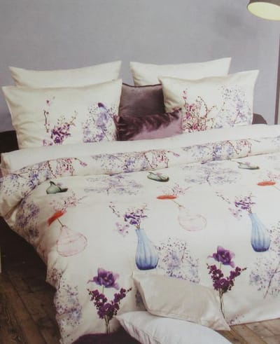 HNL Refined Clara Dekbedovertrek - Eenpersoons - 135x200 + 80x80 cm - Offwhite