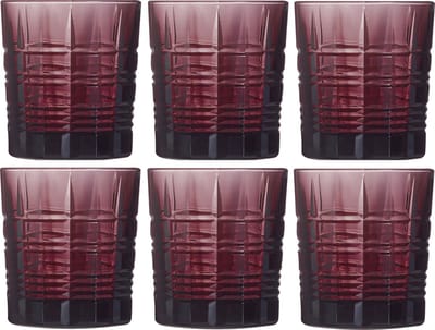 Arcoroc Whiskey Glas Brixton Lila 300 ml - 6 Stuks
