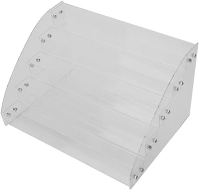 Brilhouder Acryl - Zonnebril Display - Brillen Opbergen - Meerdere Vakken - 20cm x 7cm x 8.8cm - Transparant