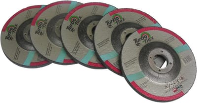 5x Turbo Flex Slijpschijven Metaal 115mm - Universeel Gebruik