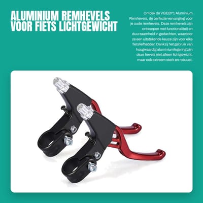 Dailygoods- Accessoires - Schokbestendig - Aluminium - Lichtgewicht - Compatibel met fietsen - Automatische herstelmechanisme - Duurzaam materiaal - Remklauw