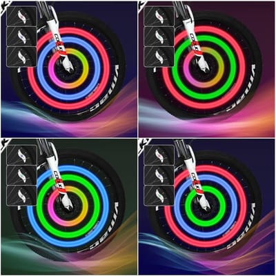 Lexium Spaakverlichting Fiets - Spaakreflectoren - Wielverlichting - Spaakverlichting kinderfiets - 6 stuks