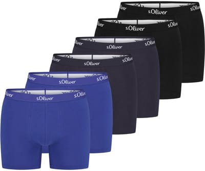 s.Oliver Heren retro short / pant 6 pack Basic
