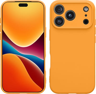kwmobile telefoonhoesje geschikt voor Apple iPhone 17 Pro - Hoesje voor smartphone - Back cover in fruitig oranje