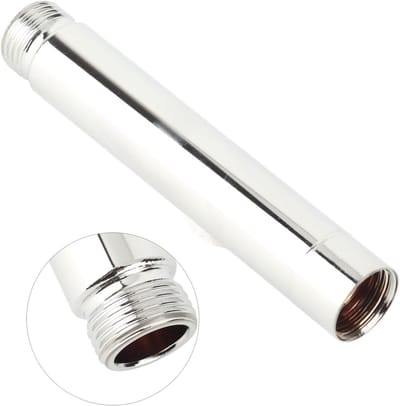 Ronde Douche Verlengbuis van RVS, Douchekop Verlengarm, 4 Inch Douchekop Verlenging met Filters voor Verbeterde Waterstroom