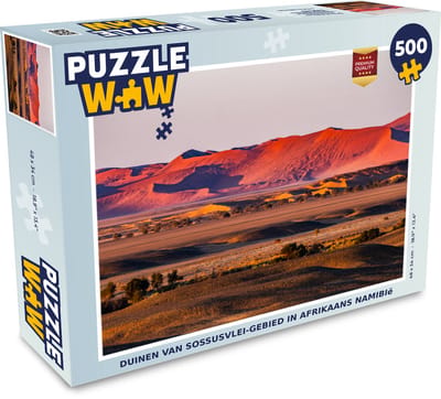 Puzzel Duinen van Sossusvlei-gebied in Afrikaans Namibië - Legpuzzel - Puzzel 500 stukjes