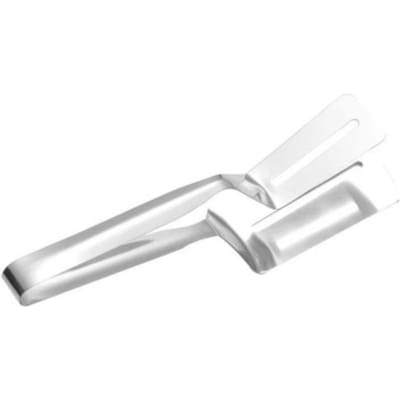 Pince à frire en acier inoxydable pour pizza, barbecue, poisson, bœuf, viande, steak, ustensile de cuisine argenté