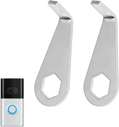 Vervangingsgereedschap voor videodeurbellen - Roestvrij stalen sleuteltool - Deurbelaccessoires - Compatibel met batterijdeurbel - Eenvoudig te gebruiken.