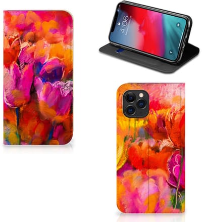 Bookcase Apple iPhone 11 Pro Tulips