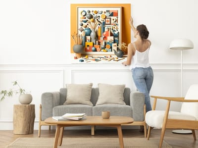 Kunstprint | Wanddecoratie | Dibond | 20 × 20 cm