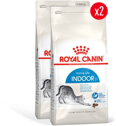 Royal Canin Indoor 27 - Kattenvoer - 2 x 4kg - Voor de volwassen binnenkat