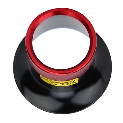 Zeynomax - Vergrootglas - Horlogemakers gereedschap - Professioneel onderhoud - Zwart en rood - Reparatie-instrument - Handig voor horloges en siera..