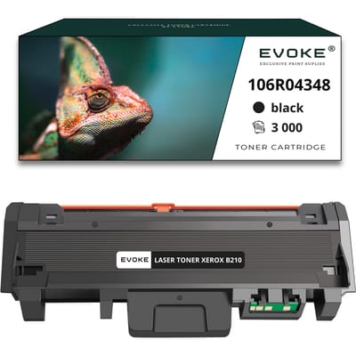 Evoke Compatibele Toner voor Xerox 106R04348 B210 Zwart 3000 Pagina's B205 B210 B210V B210V/Dni B215 B215V/Dni