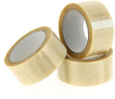 Verpakkingstape - dozentape transparant 100 Meter x 48/50 mm dikte 33u | Inpak tape | plekband.