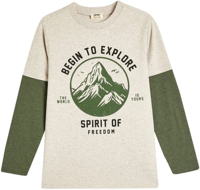 Ronde kraag Met drukwerk T-Shirt