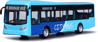 Bburago Bus - Modelauto - Schaal 19 CM - Blauw