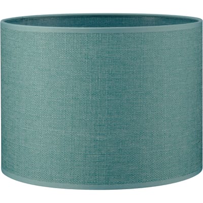 Home Sweet Home Lampenkap Canvas cilinder - van stof - turkoois - Moderne stoffen Lampenkap - 25/25/19cm - E27 lamphouder - voor wandlamp,