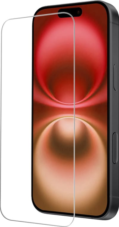 Screenprotector - Geschikt voor Apple iPhone 16 - Volledige Dekking - Met Dichte Notch Full protection - Beschermglas - Gehard Glas - Tempered Glass - Screen Protector - Bescherm Cover