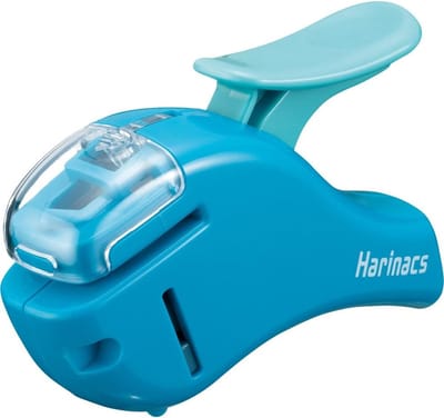 Nietloze nietmachine - Papierbinder - Documenten binden - Geen nietjes nodig - Tot 5 vel - Blauw