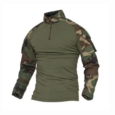 Camouflage Trui - Leger - Groen - Heren - Shirt lange Mouwen - Sweater