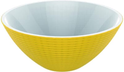 Zak!Designs Saladeschaal 2-Tone Acai - Ø 16 cm - 600 ml - Geel
