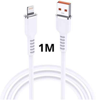 Ntech Kabel - Oplaadkabel geschikt voor iPhone - 1m - Kabel geschikt voor lightning naar USB A soft Silicone Lader kabel