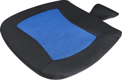 Walser Zitkussen Cool Touch zwart - blauw, zitkussen koeling, autostoelkussen, stoelbekleding