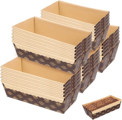 25 Stuks Papieren Bakvormpjes voor Mini Taarten, Vetbestendige Cakehouders, Stapelbare Bakaccessoires voor de Keuken