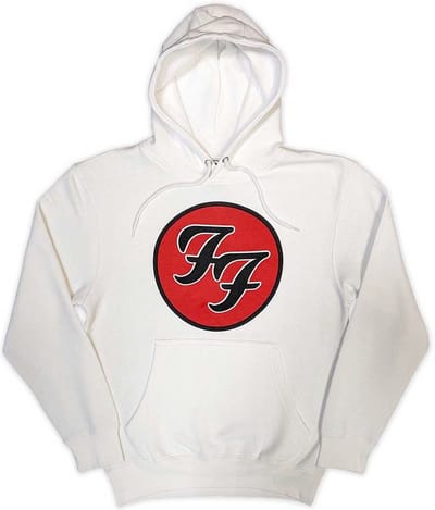 Foo Fighters - FF Logo Hoodie/trui - M - Wit
