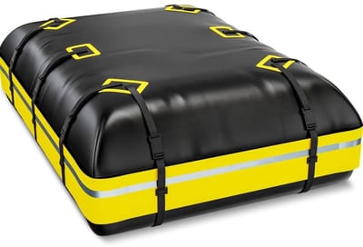 Famanu - Dachgepäckträgertasche Feet Cargo draagtas voor op het dak van je auto, 100% waterdichte heavy-duty 1000D autodakdrager,21 kubieke voet autodaktas voor alle voertuigen met/zonder rek