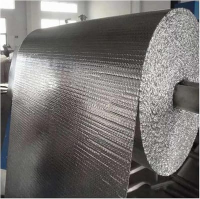 Isolatie folie - Warmte reflector - Energie besparen - Zelfklevend aluminium - Rol isolatie