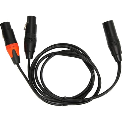 Câble XLR mâle vers double XLR femelle, câble séparateur de type Y pour microphone, mixeur, égaliseur électronique