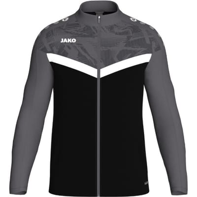 Jako Iconic Polyestervest Kinderen - Zwart / Antraciet | Maat: 116