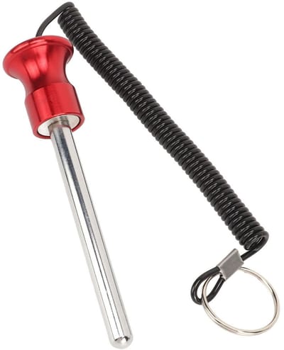 Allecto - Gym Gewicht Stack Pin - Magnetische Gewichtspins - Veilige Krachttraining - Rood 8 mm 80 mm - Gewicht Selectie - Voor Fitness Apparatuur ...