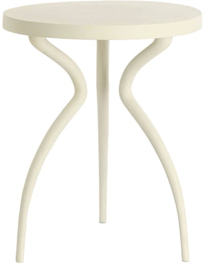 BODIN bijzettafel crème 40x39x48 cm metalen bijzettafel - Light & Living