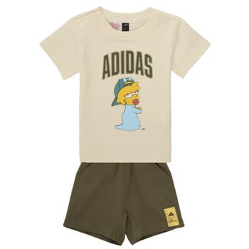Adidas Sportswear The Simpsons T-shirt Set Cream White Maat: 86 | T-Shirts Outlet | Unisex | Bruin