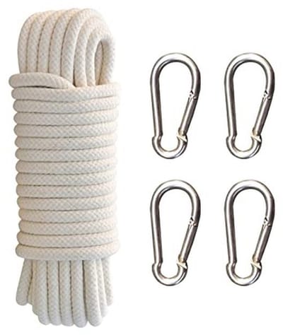 Vlaggenmast Touw 6mm x 10m - Multifuntioneel Nylon Touw voor Vlaggen, Waslijn en Schommels
