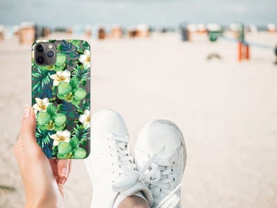 Apple iPhone 11 Pro Max TPU Case Orchidee Groen