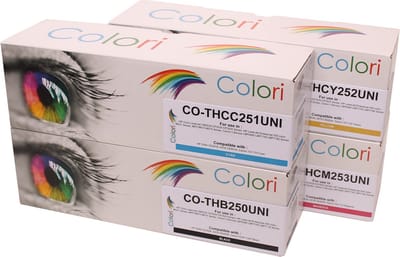 Set 4x Colori huismerk toner geschikt voor Canon 732 732H 732BK 732C 732M 732Y voor I-Sensys LBP-5480 LBP-5480c LBP-7780 LBP-7780c LBP-7780cdn LBP-7780cx