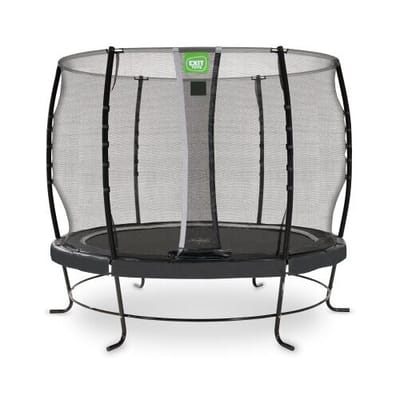 EXIT Lotus Classic Trampoline ø305cm - Op Poten - Rond - Trampoline Buiten - Voor Kinderen - Zwart