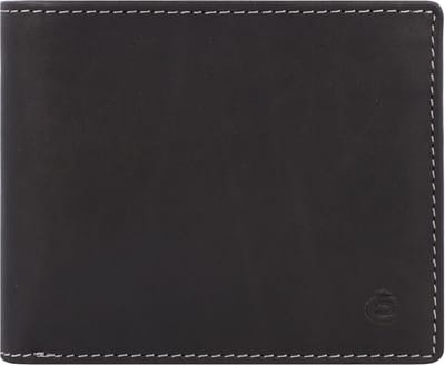 Esquire Dallas Portemonnee Leer 10 cm - Jongens - Horizontaal - schwarz