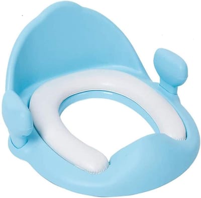 Kinderen toilet zitten - Potty trainer - Zindelijkheidstraining - Met handgrepen - 1-7 jaar - Blauw