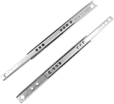 Metalen Ladegeleiders 17mm voor Meubelladen - Robuuste Ball Bearing Rails voor Eenvoudige Installatie en Duurzame Prestaties, Geschikt voor Diepte 246mm