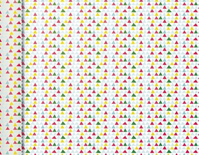 Clairefontaine cadeaupapier driehoeken rood