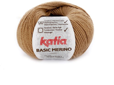 Katia Basic Merino - 35 camel - Wol/Acryl Garen