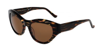 Donna Karan DO517S Crystal brown horn 54/19/140 WOMAN Zonnebrillen