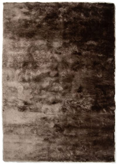 DÉJA Living Vloerkleed 160x230cm - Hoogpolig Taupe Stof - Luno